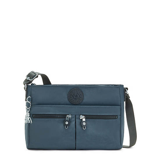 Kipling New Angie Crossbody Veske Marineblå Grå | NO 2021TC